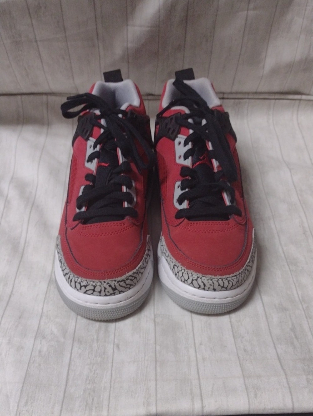 Jordan Boy's Red and Black Athletic Sneakers (J1119)